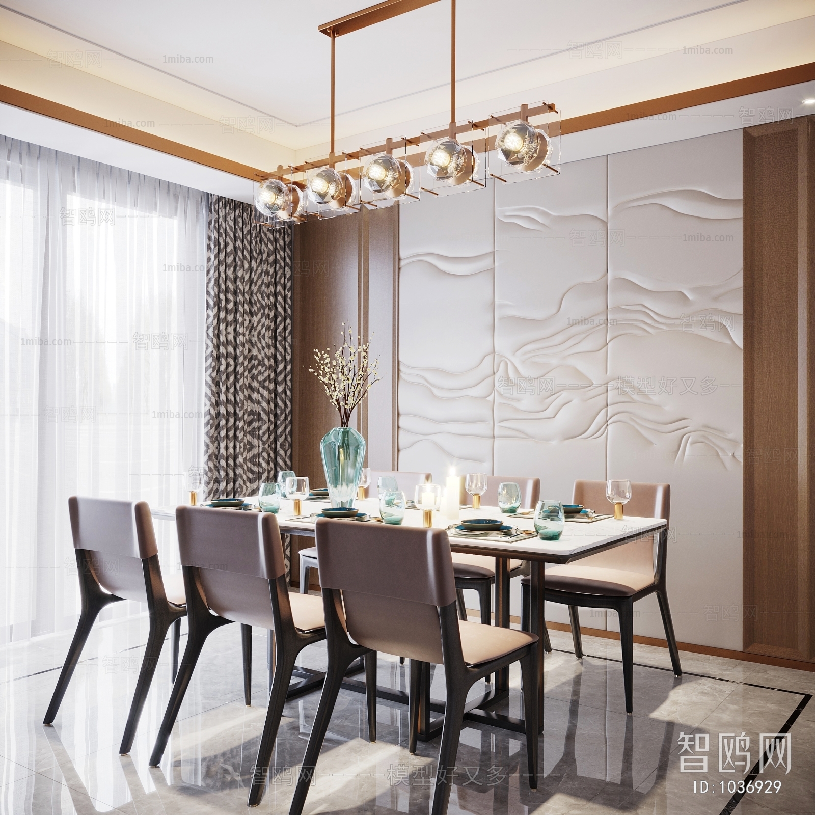 New Chinese Style Dining Room