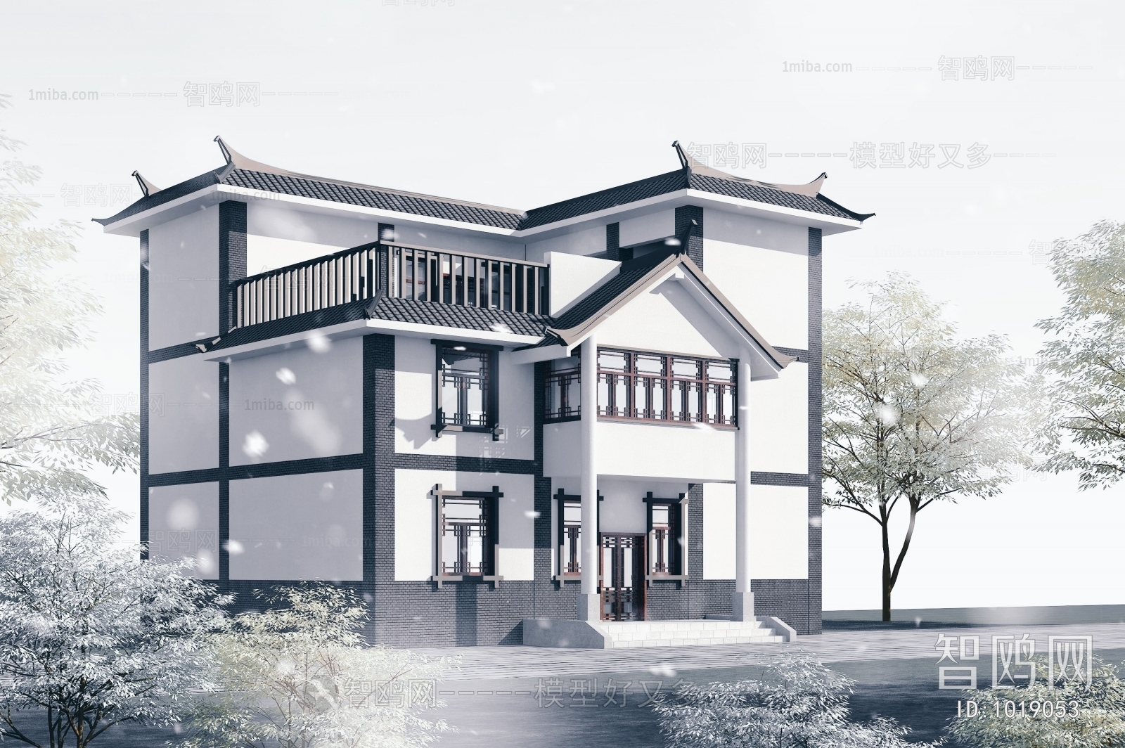 Chinese Style Villa Appearance