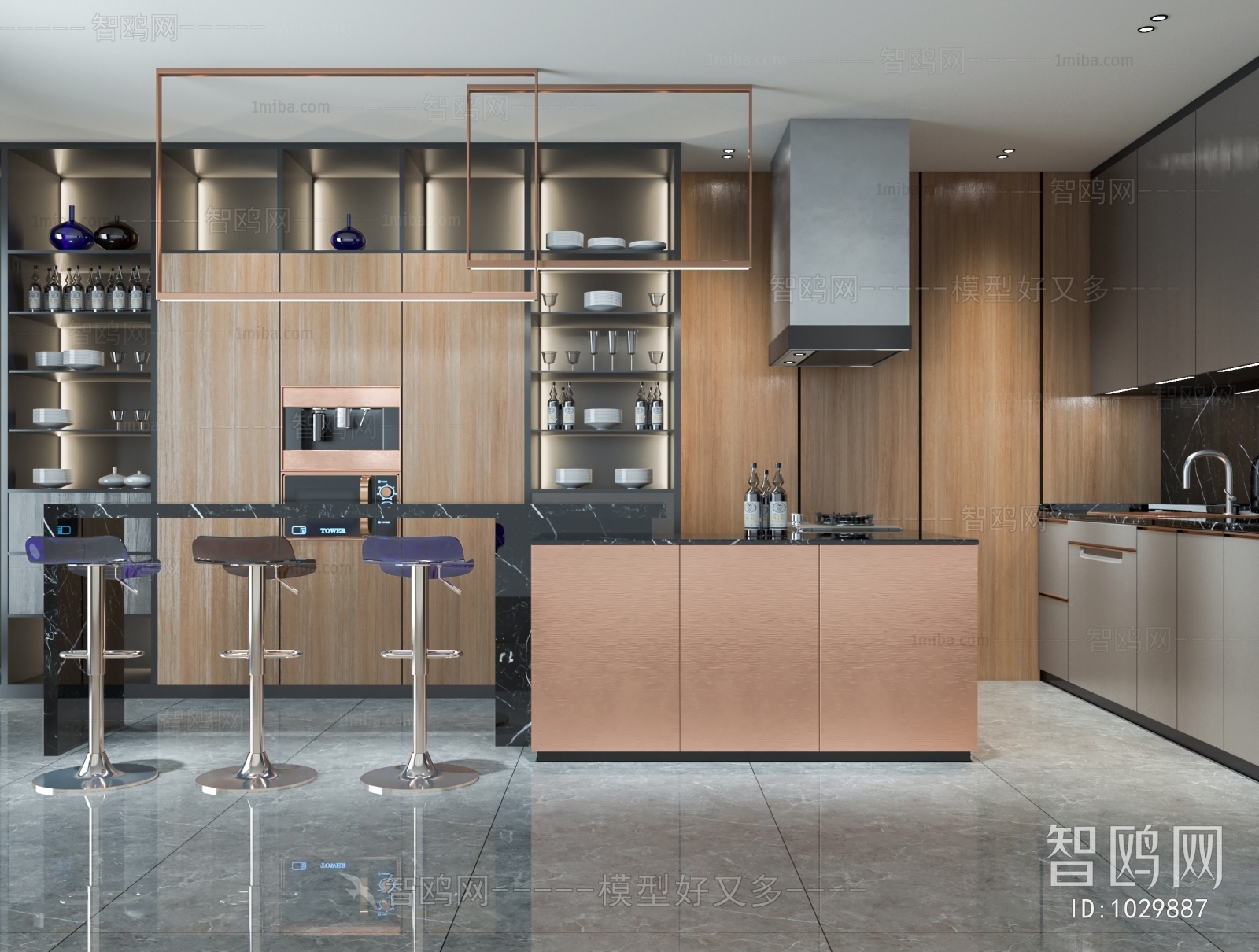 Modern Open Kitchen