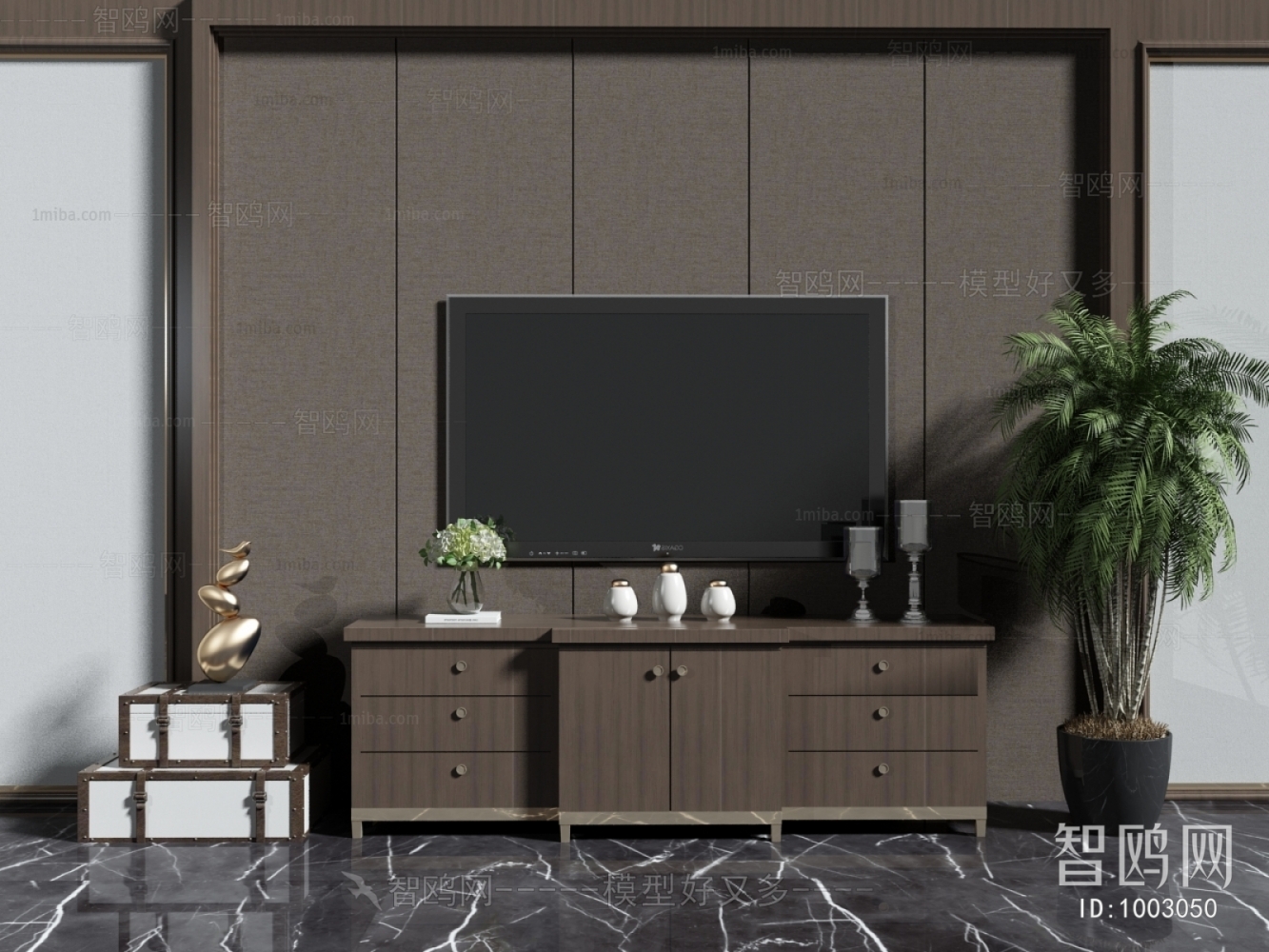 New Chinese Style TV Cabinet