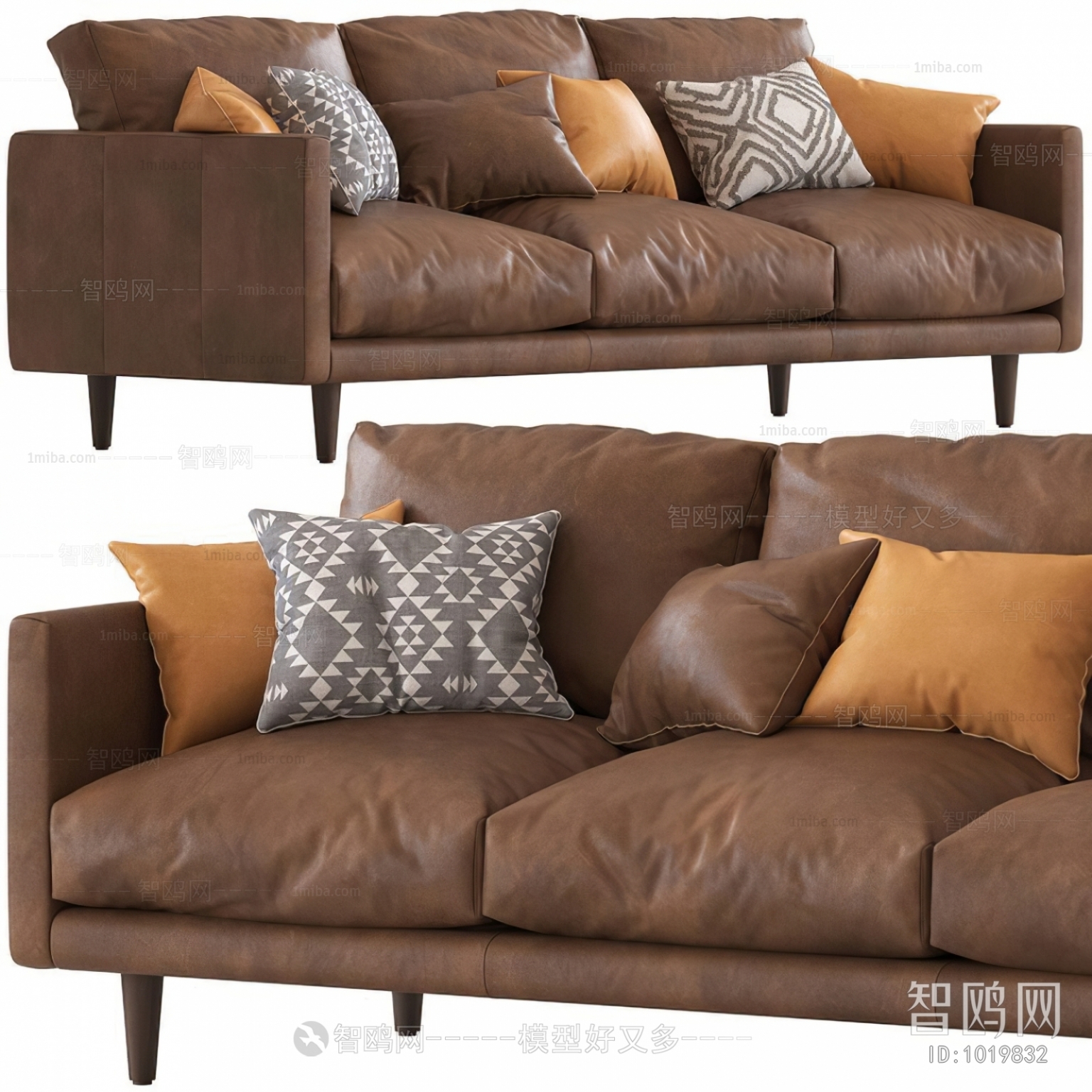 Modern Three-seat Sofa