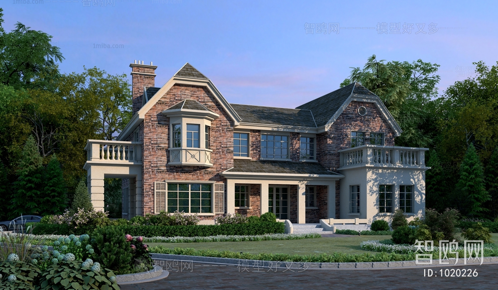 American Style Villa Appearance