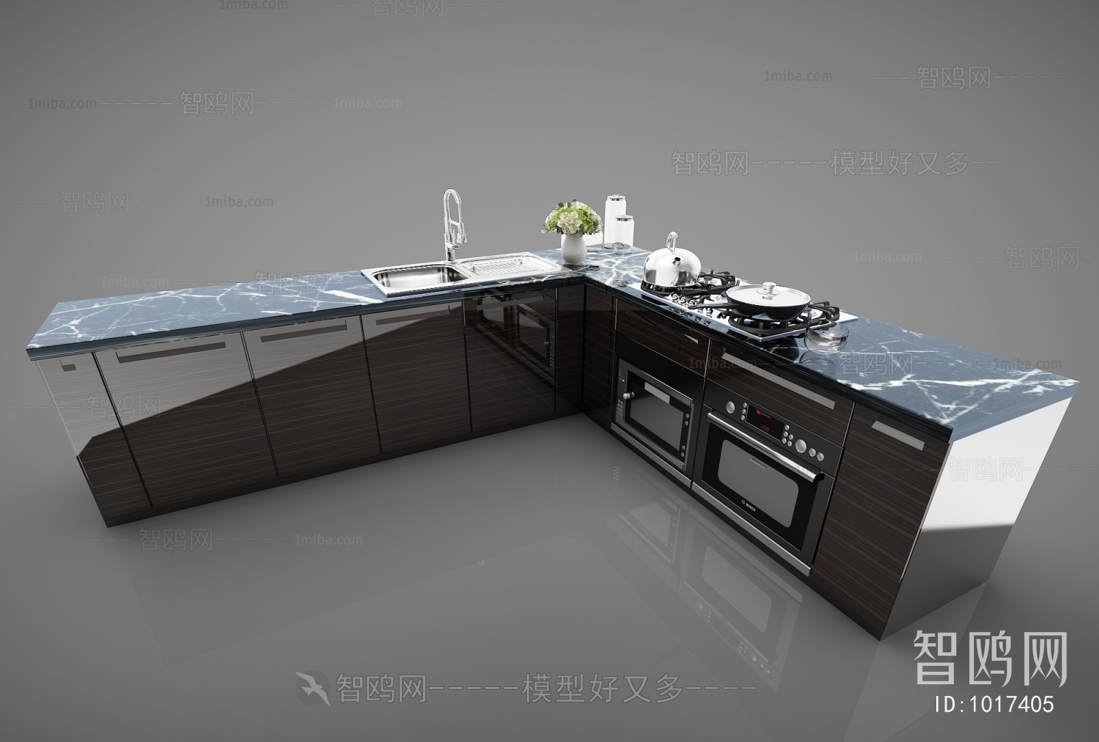 New Chinese Style Kitchen Cabinet