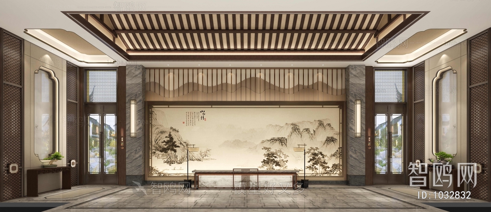 New Chinese Style Lobby Hall