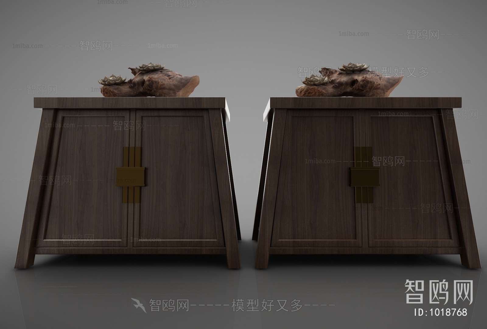 New Chinese Style Decorative Cabinet