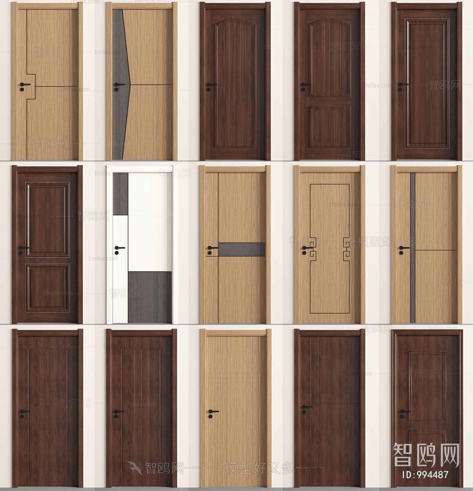 Modern Single Door