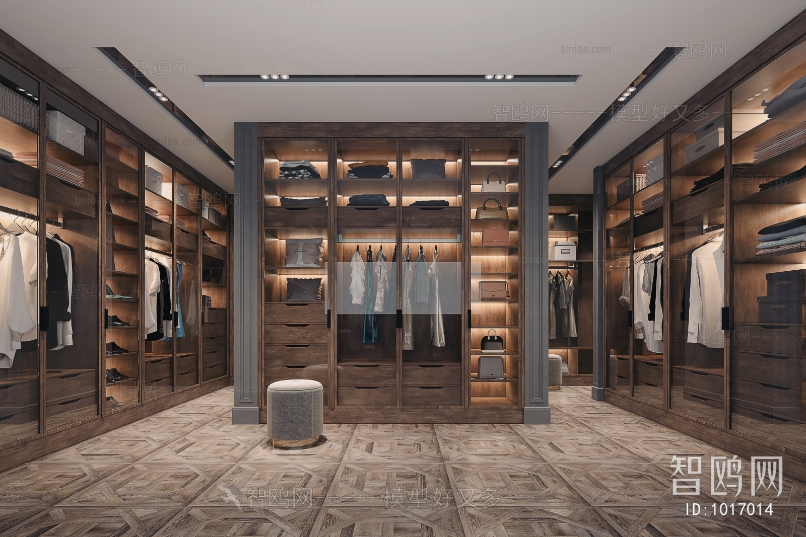 Modern Clothes Storage Area