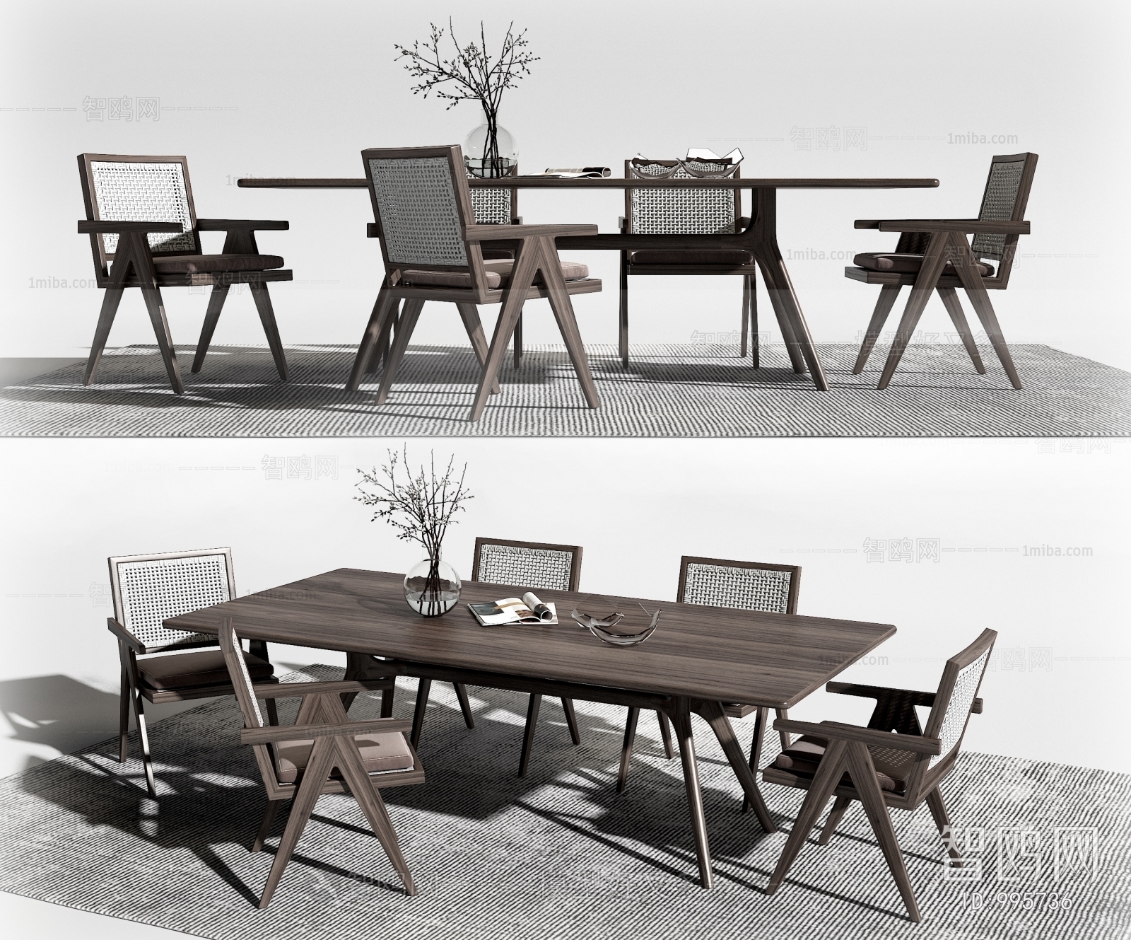 Nordic Style Dining Table And Chairs