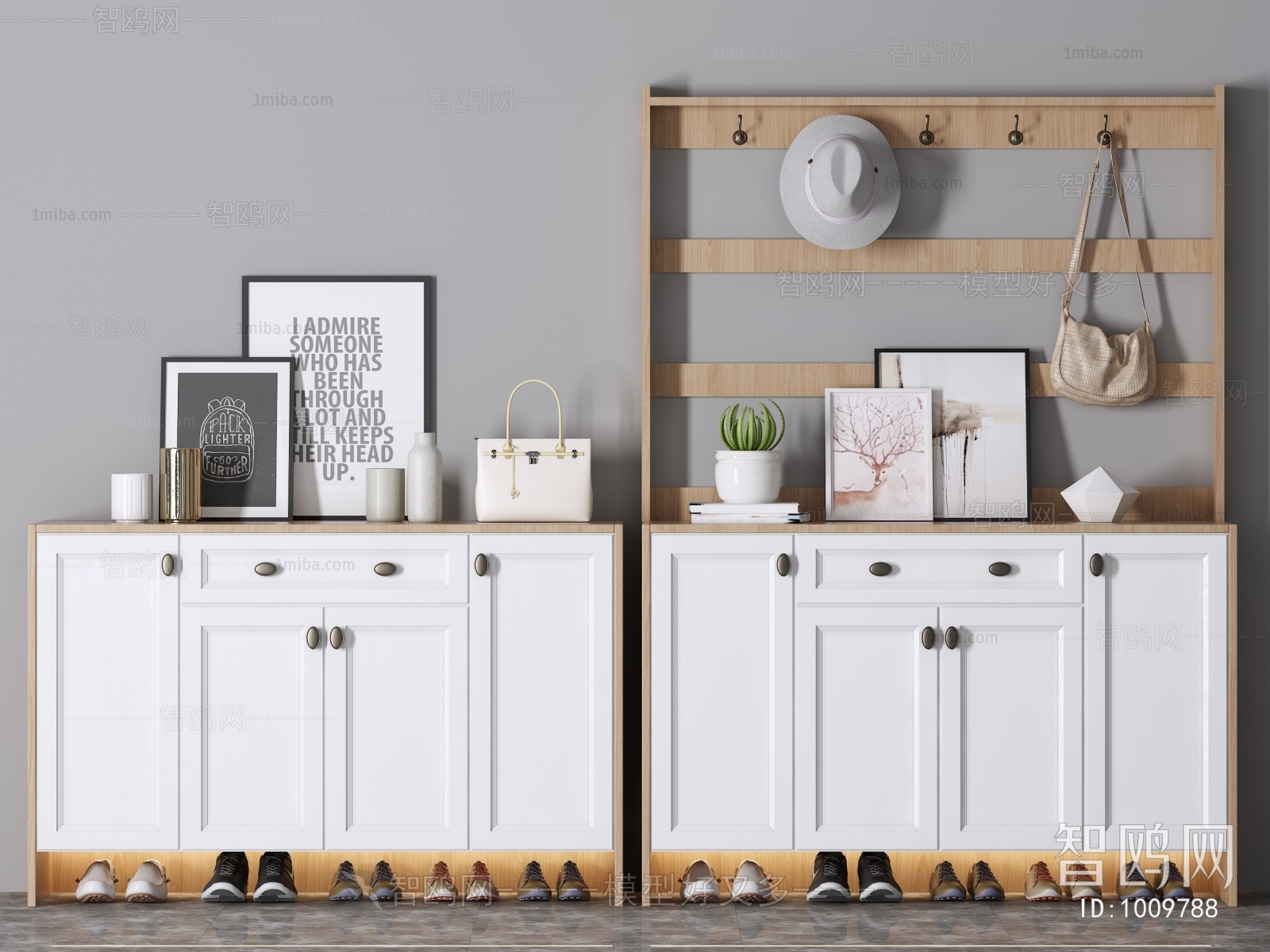 Nordic Style Shoe Cabinet