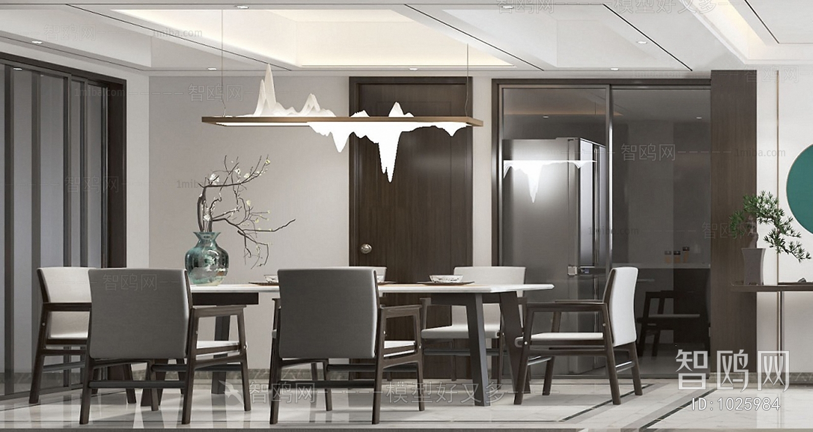 New Chinese Style Dining Room