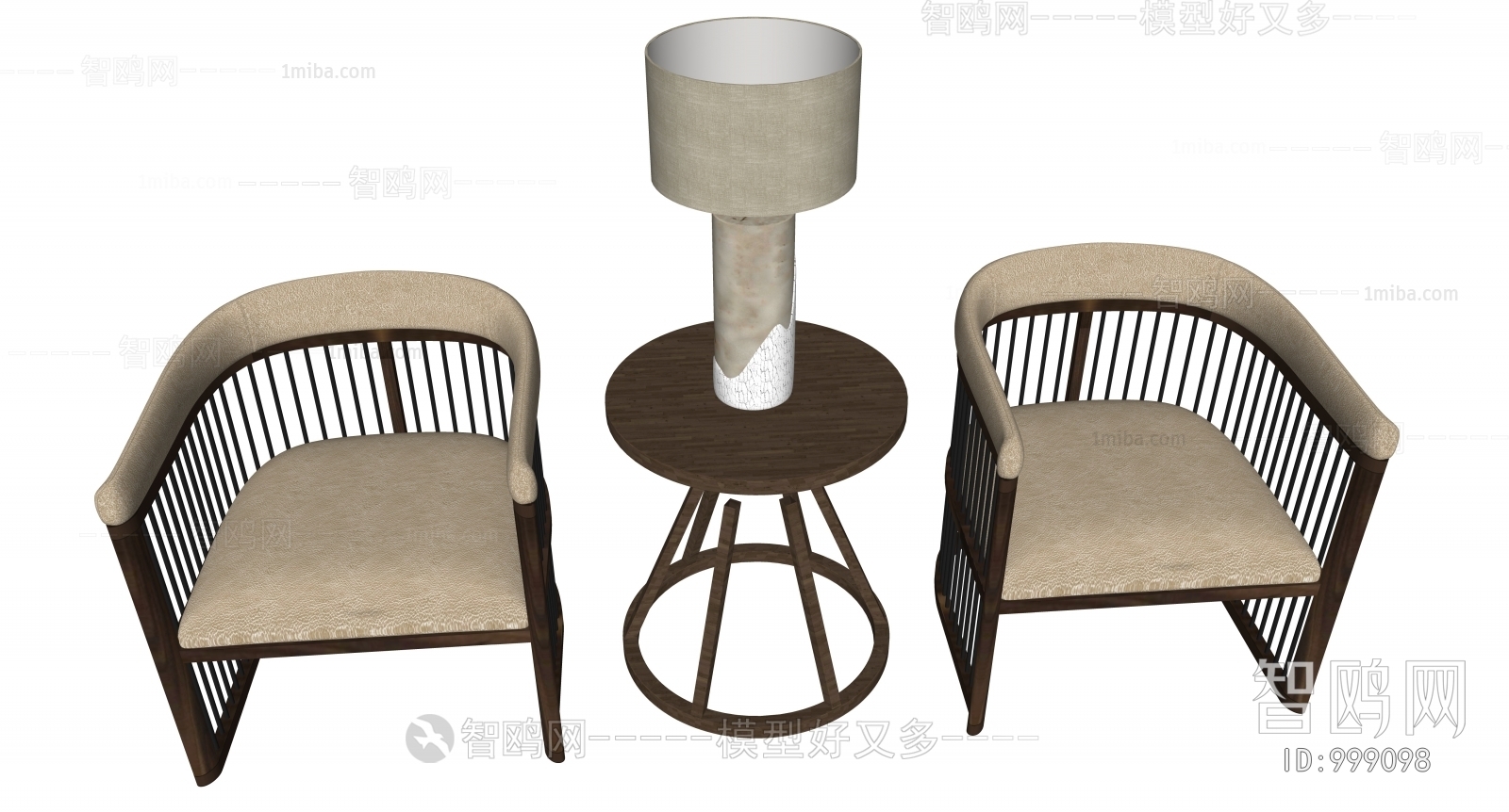 New Chinese Style Single Chair