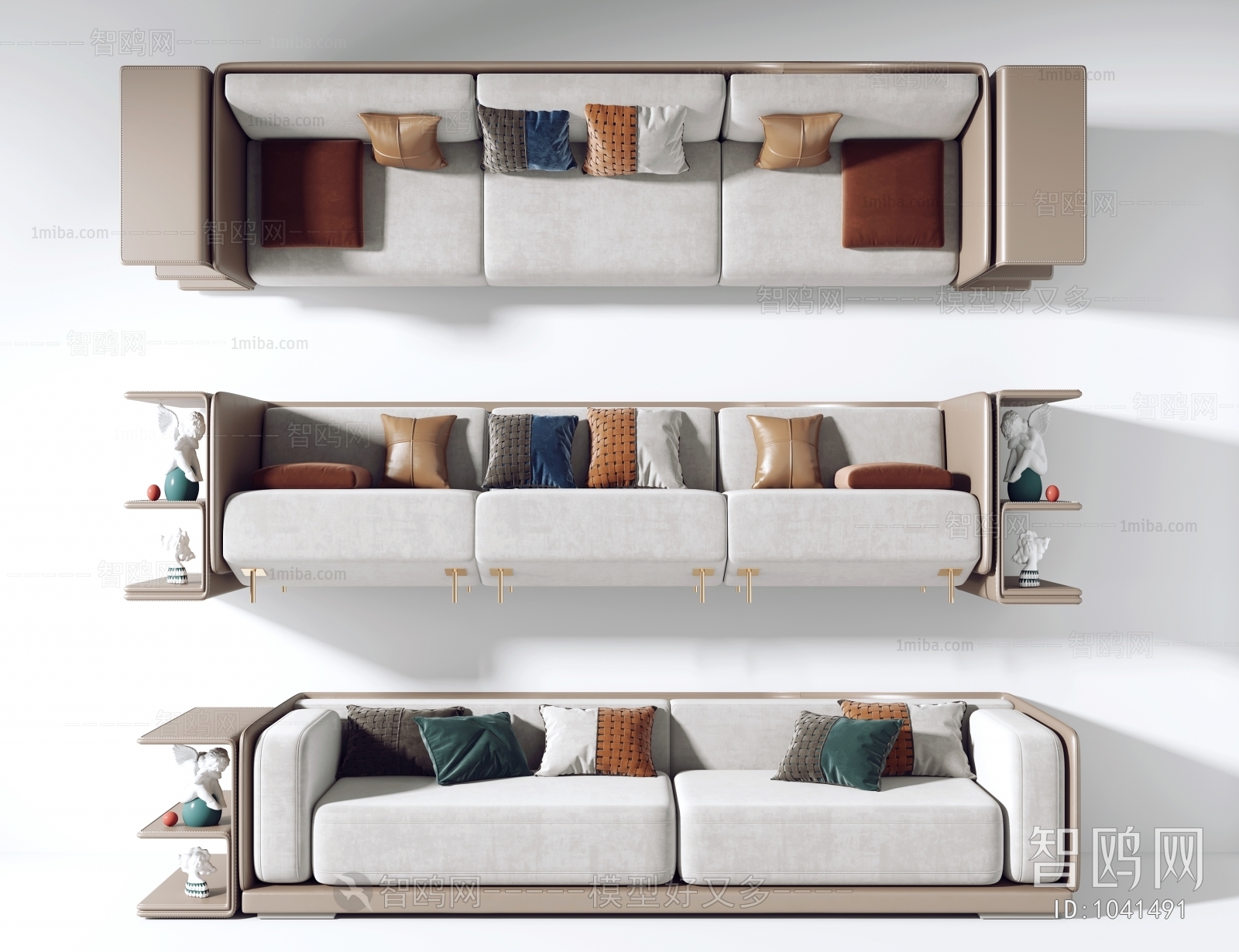 Modern Multi Person Sofa