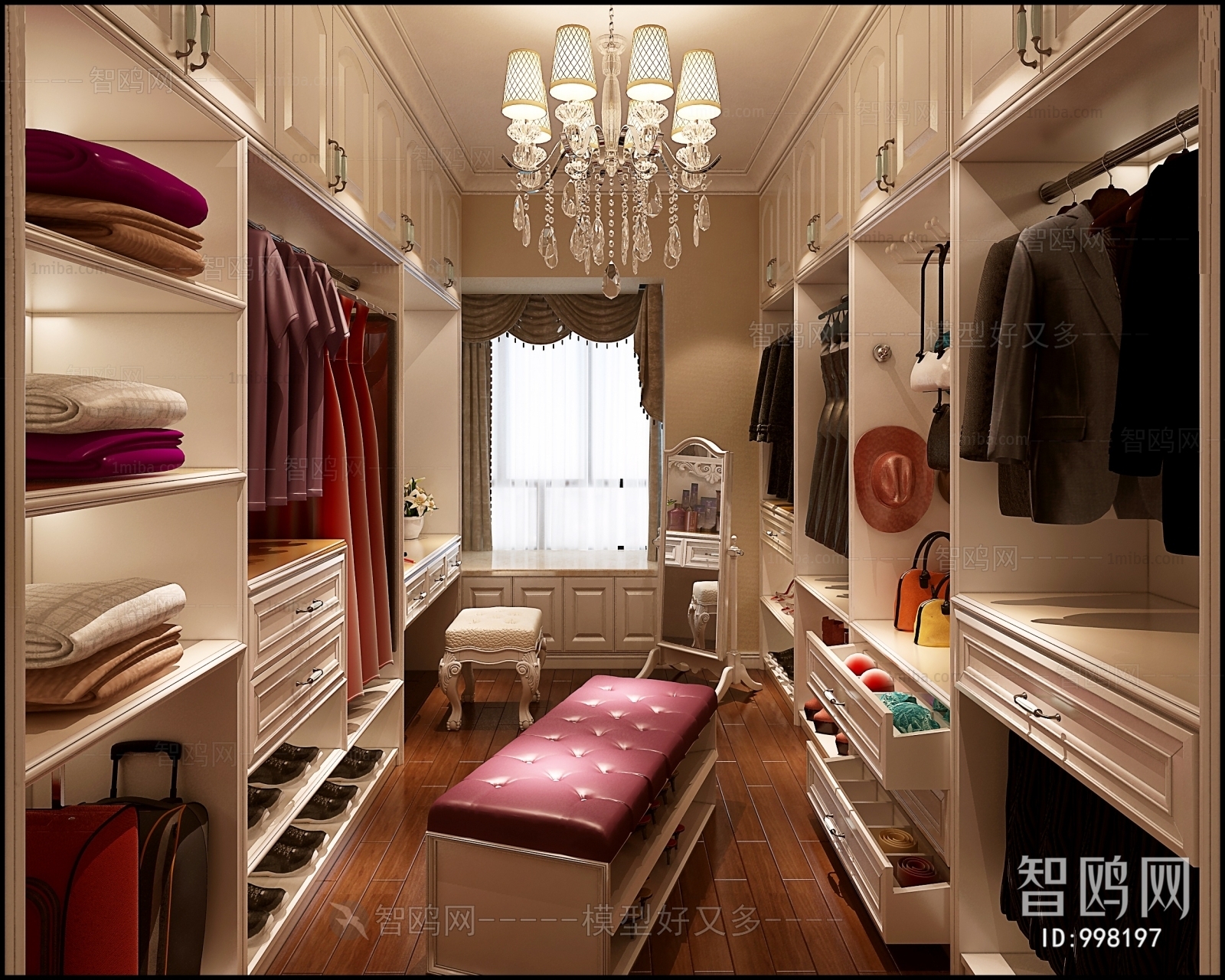 European Style Clothes Storage Area