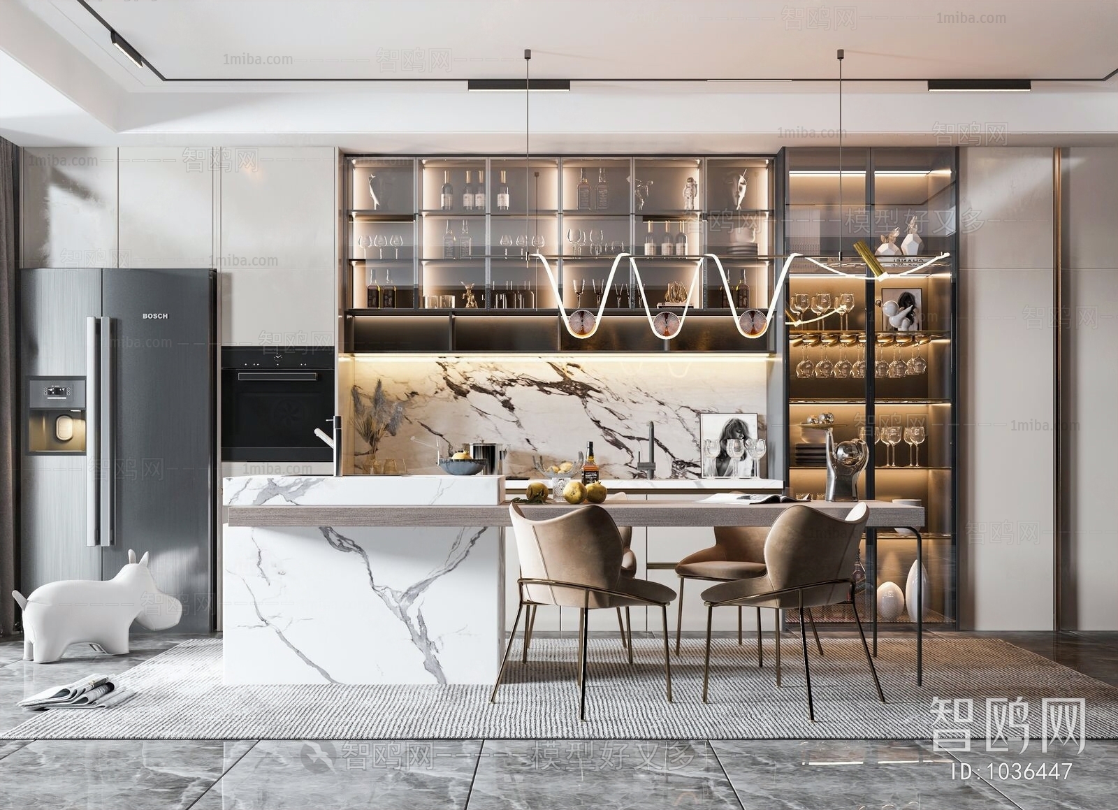 Modern Open Kitchen