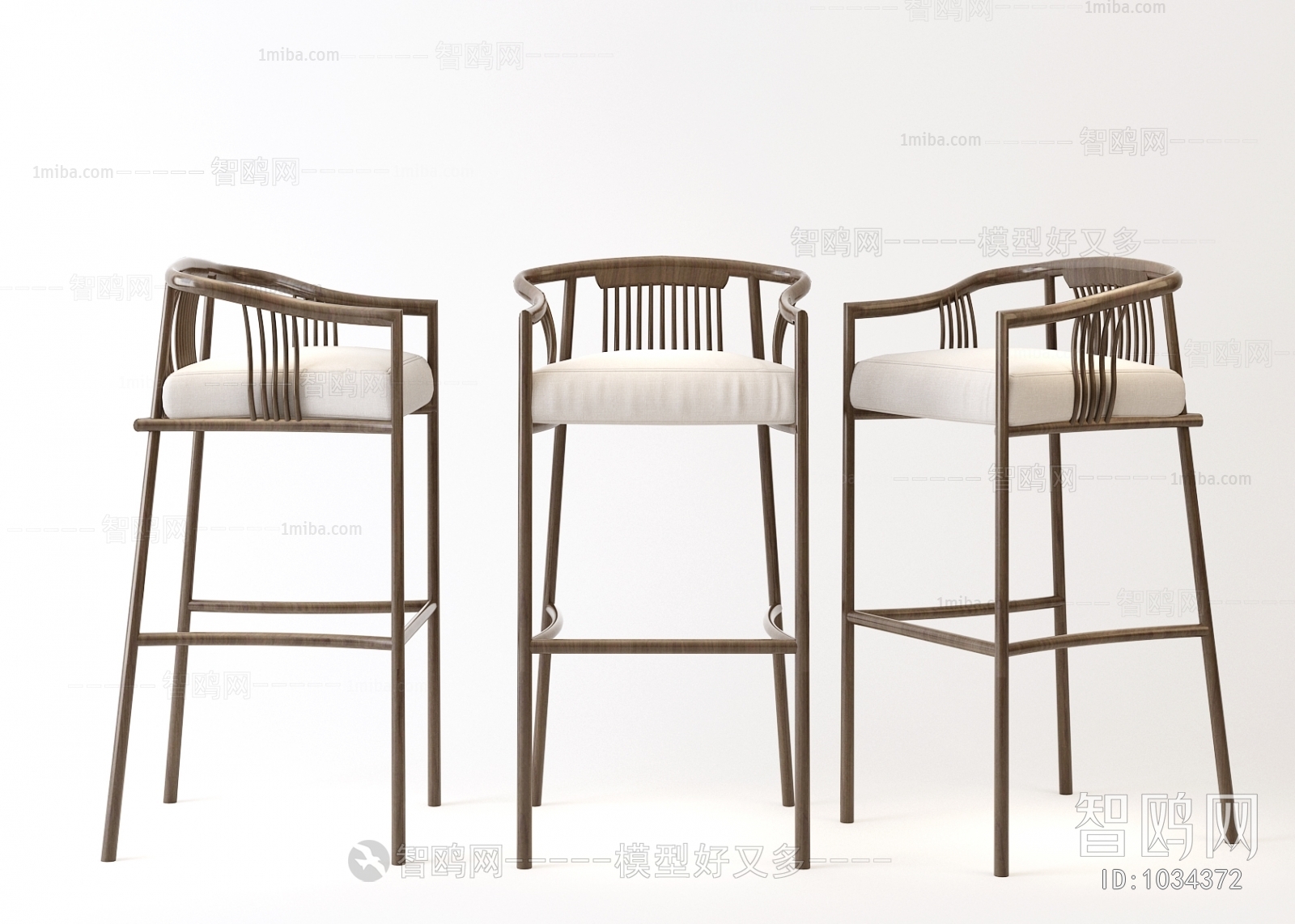 New Chinese Style Bar Chair
