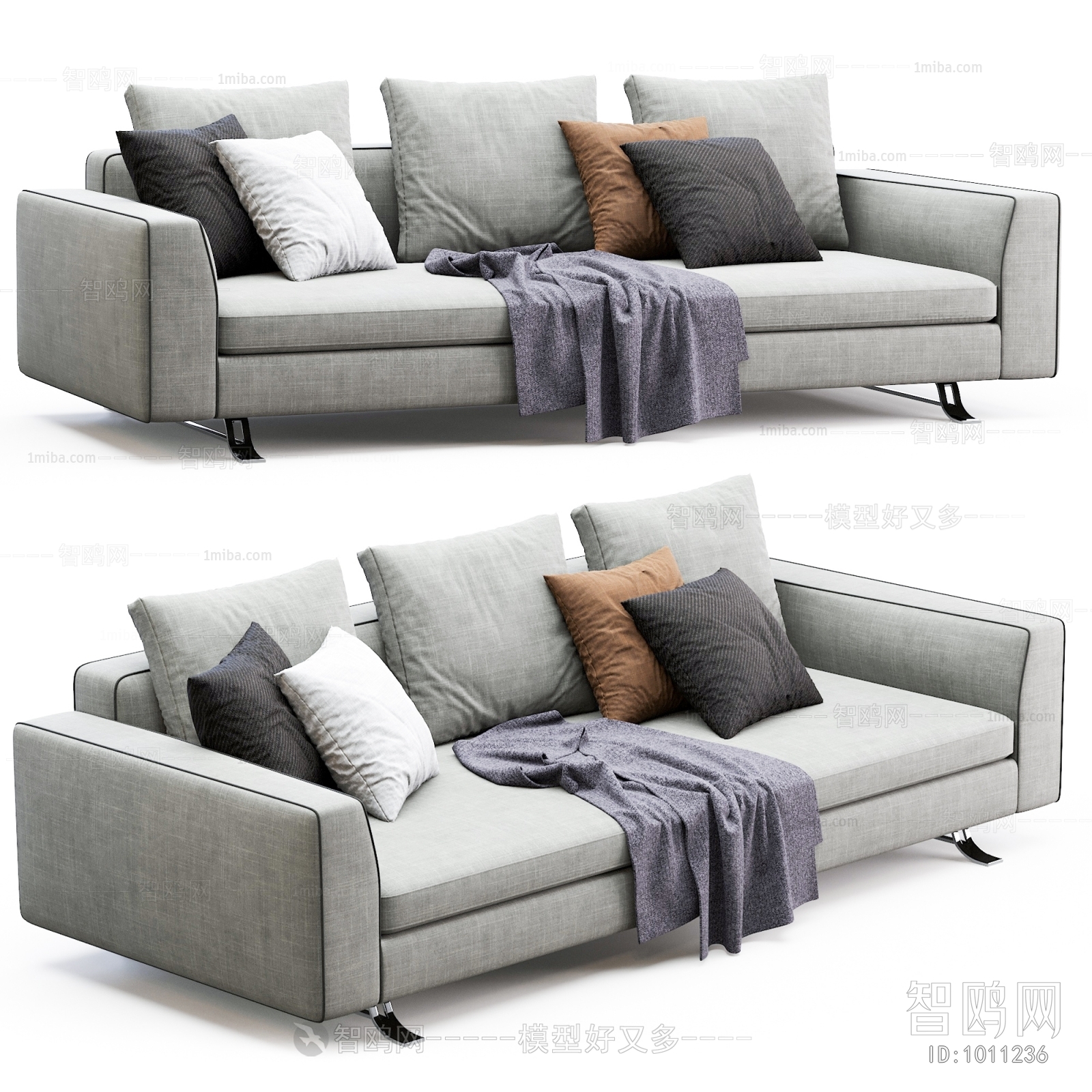 Modern Multi Person Sofa