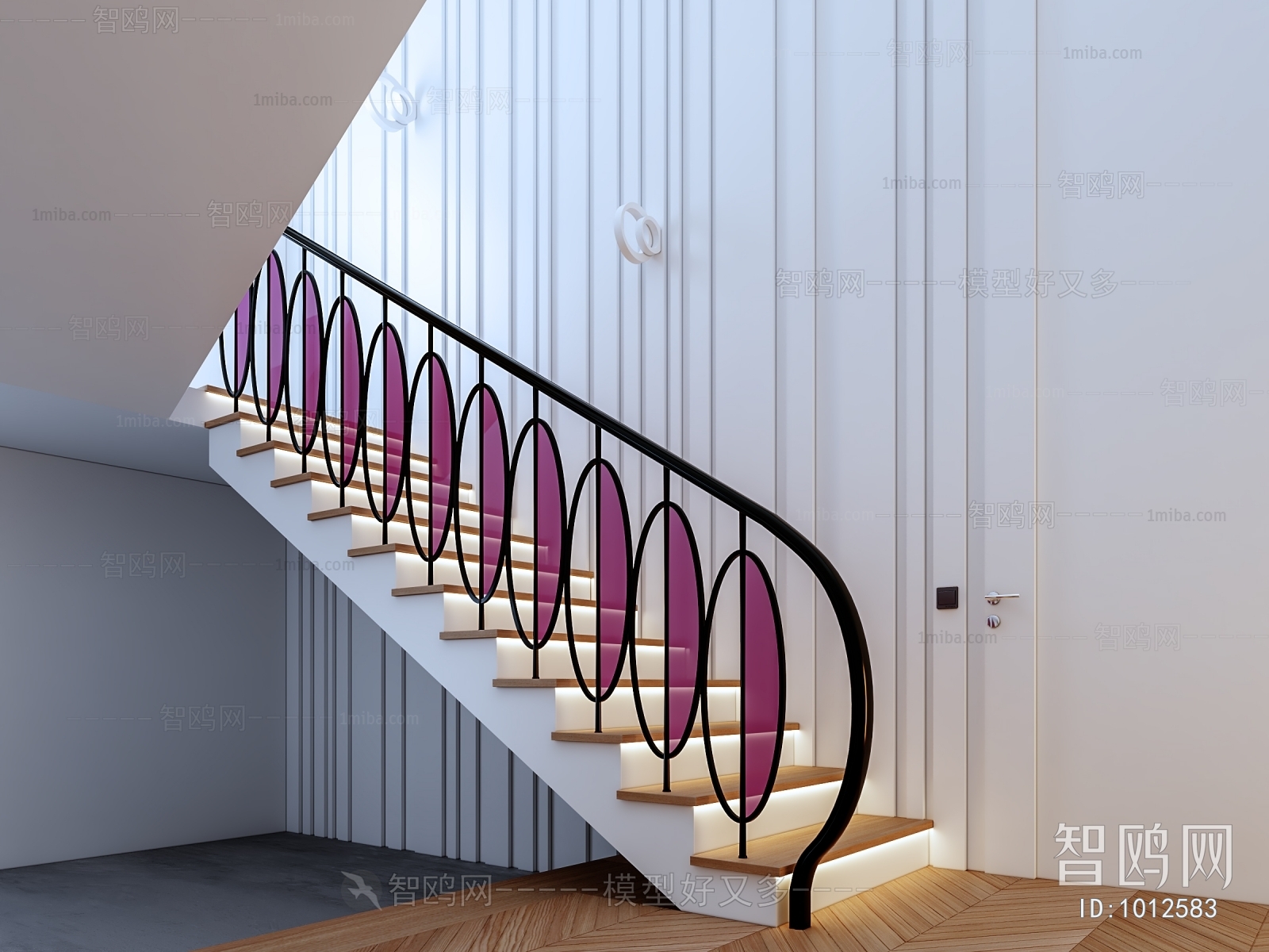 Modern Stair Balustrade/elevator