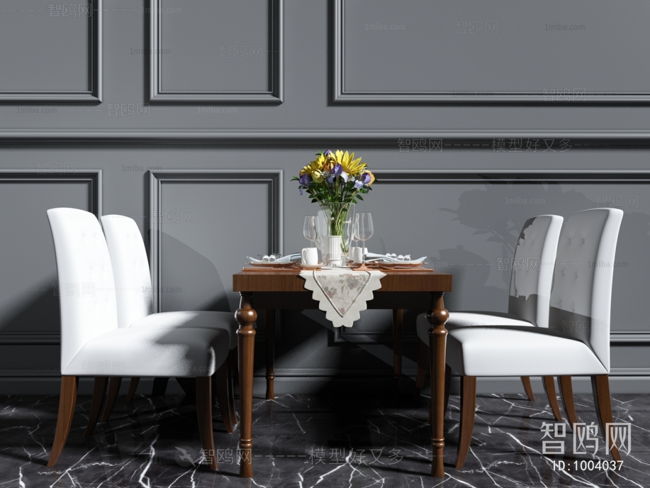 American Style Dining Table And Chairs