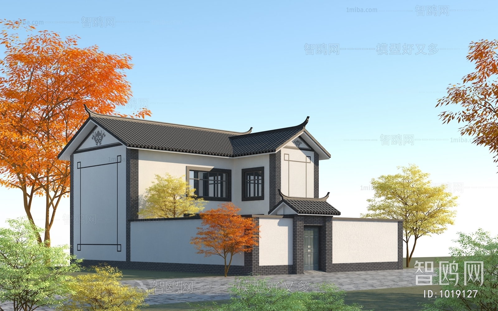 Chinese Style Villa Appearance