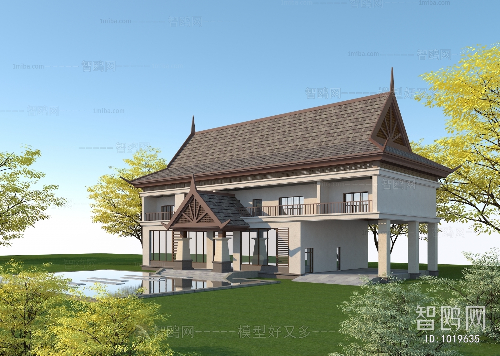 Southeast Asian Style Building Appearance