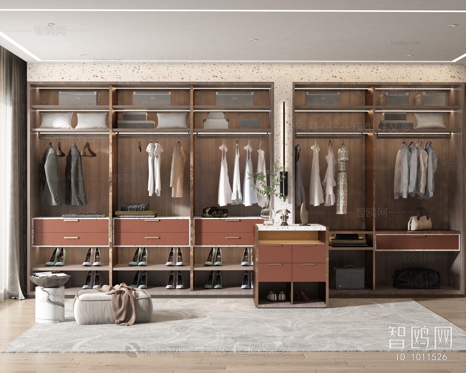 Modern Clothes Storage Area