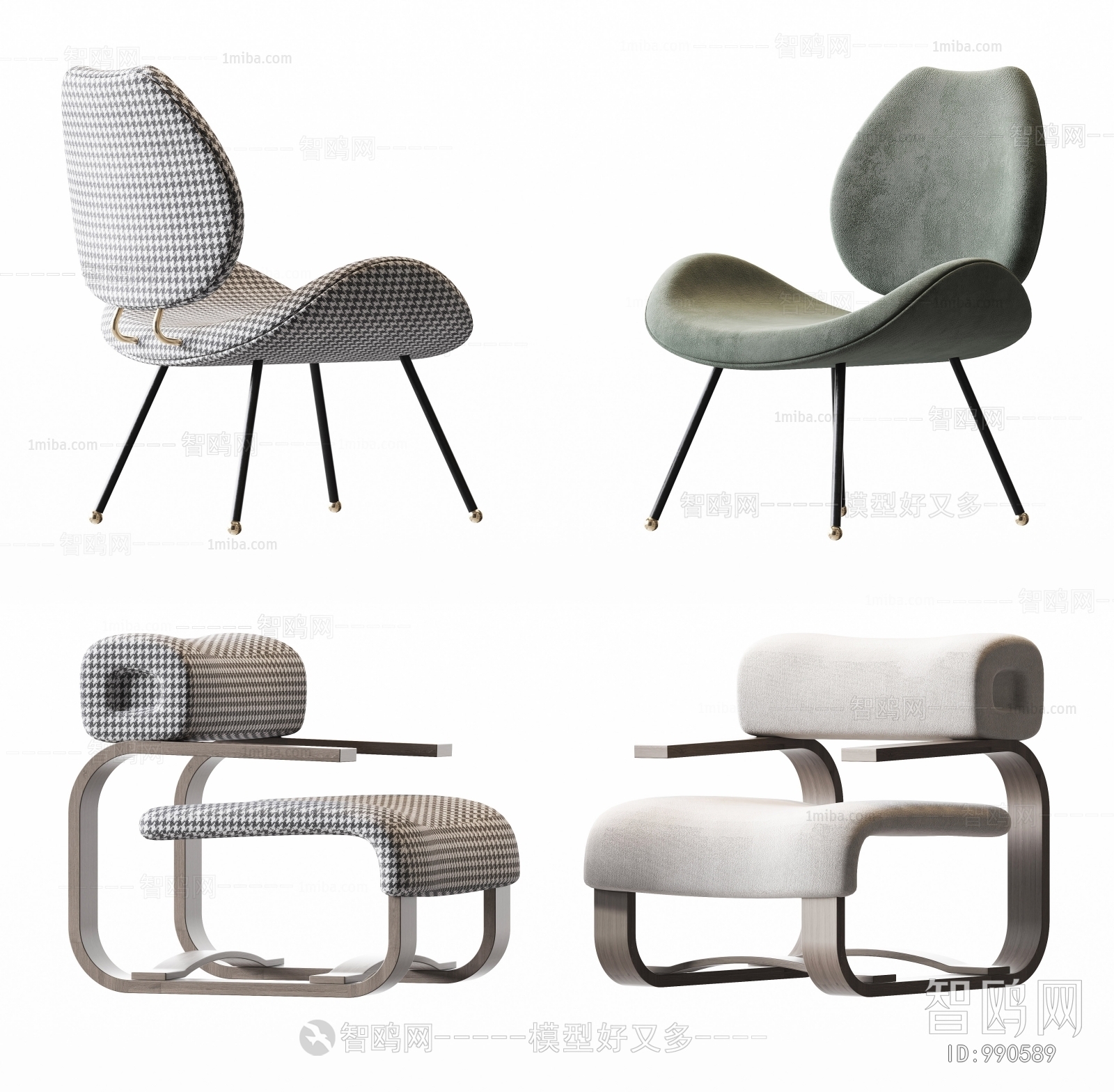 Nordic Style Single Chair