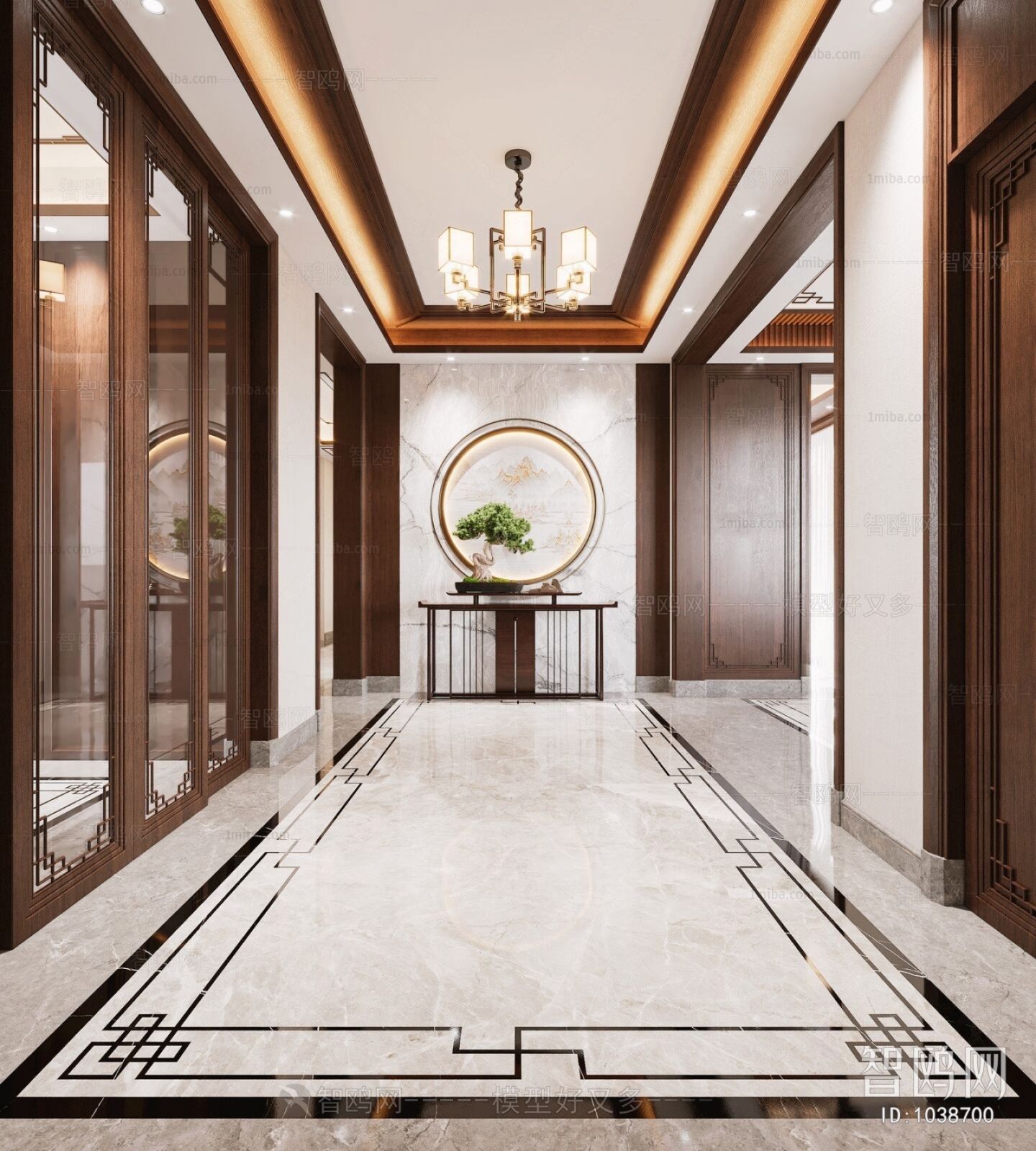 Chinese Style Hallway