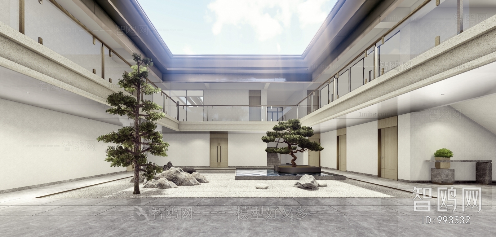 New Chinese Style Courtyard/landscape