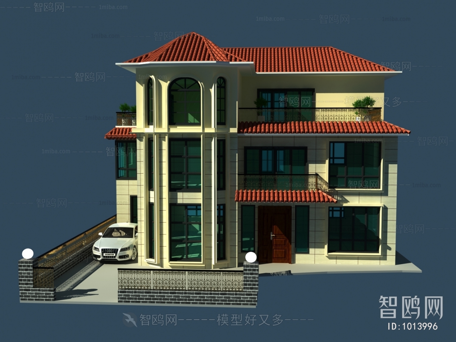 European Style Villa Appearance