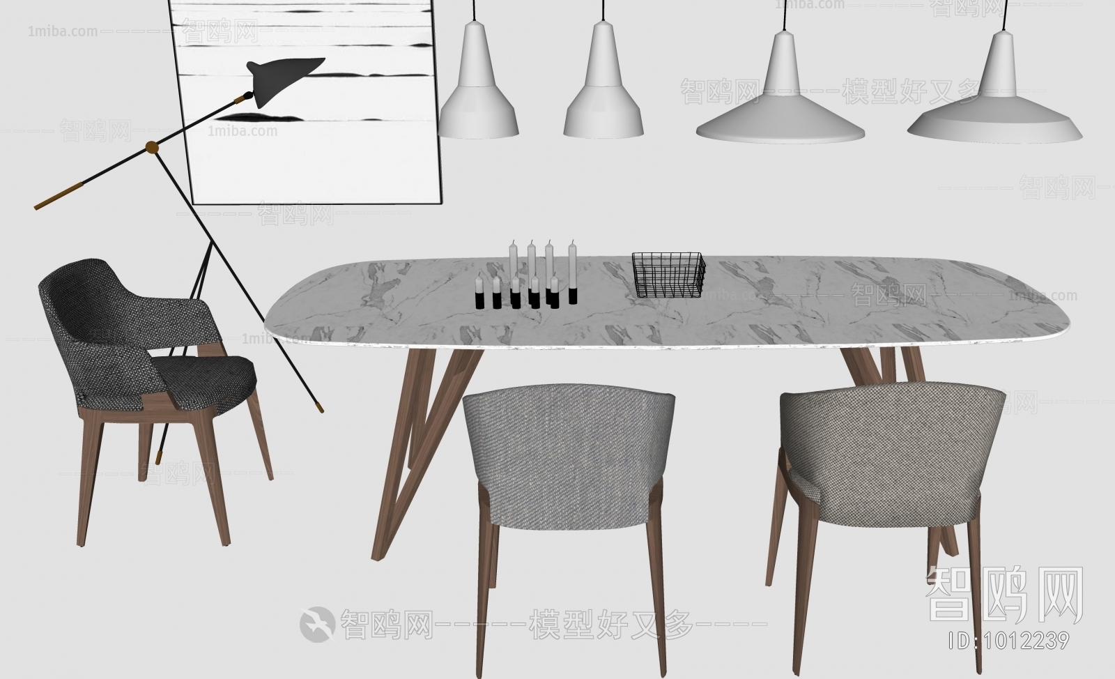 Nordic Style Dining Table And Chairs