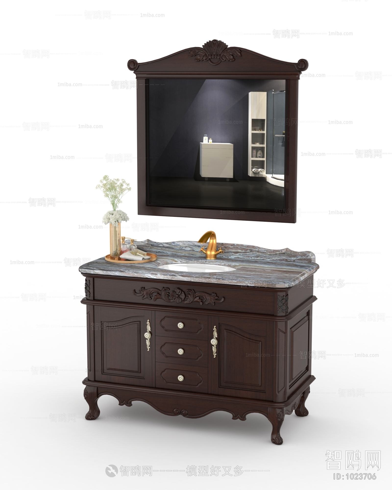 American Style Bathroom Cabinet