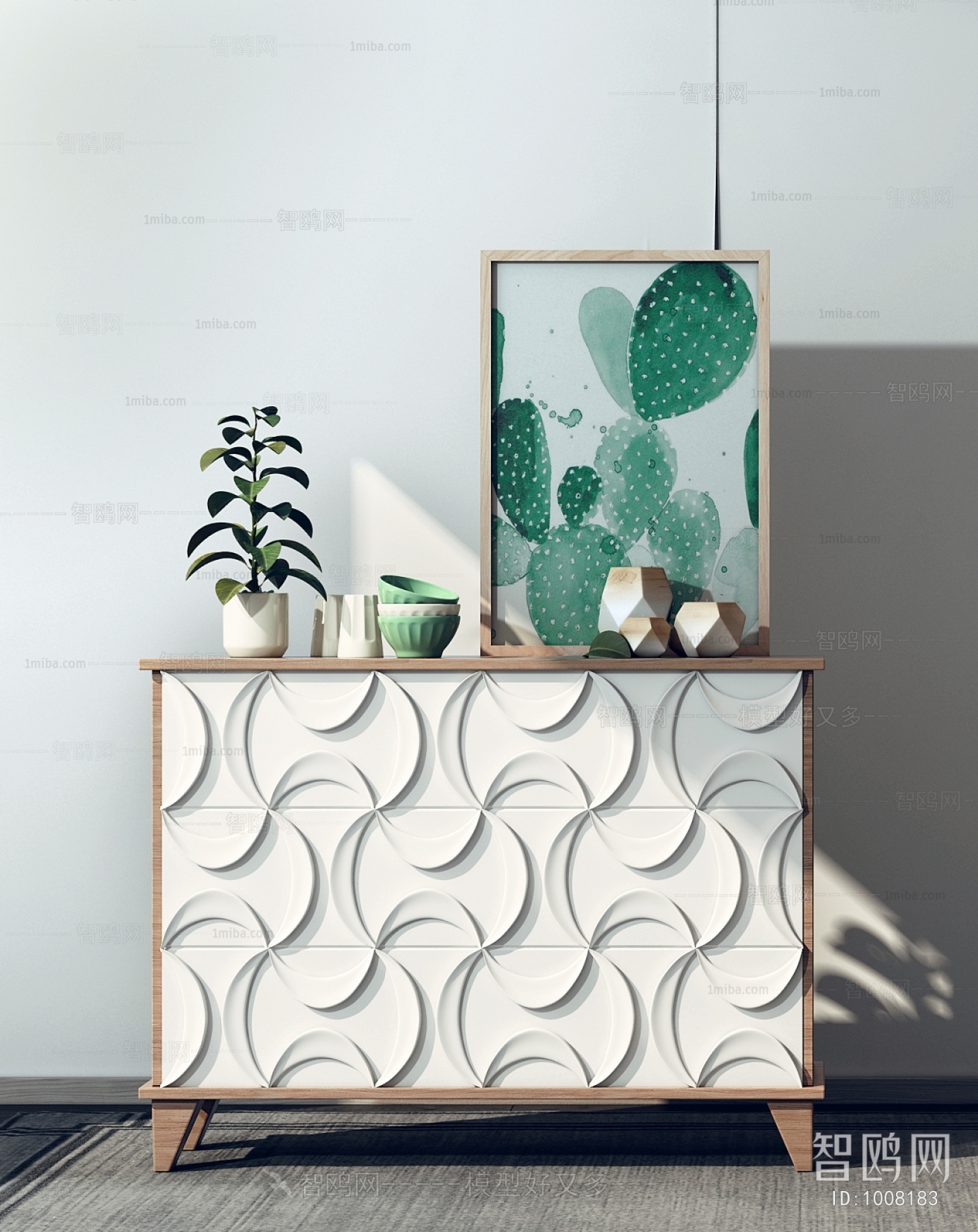 Nordic Style Decorative Cabinet