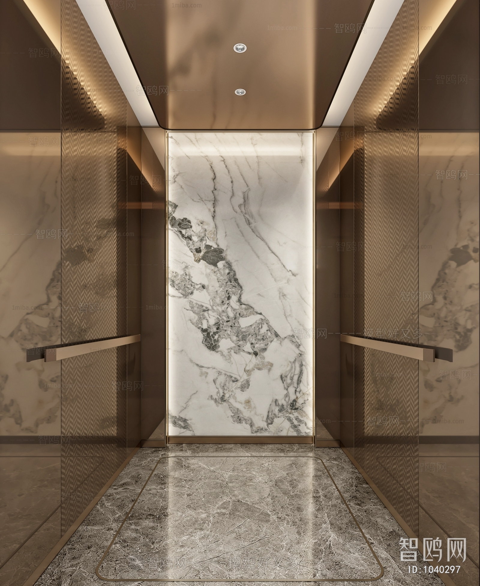 Modern Office Elevator Hall