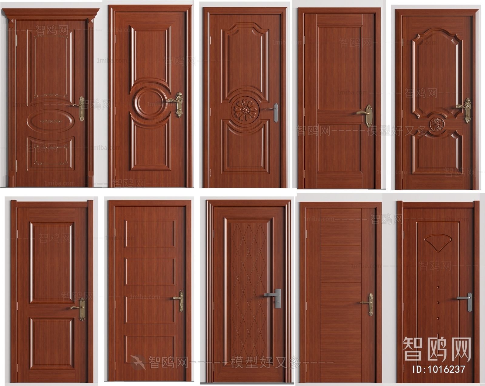 New Chinese Style Single Door