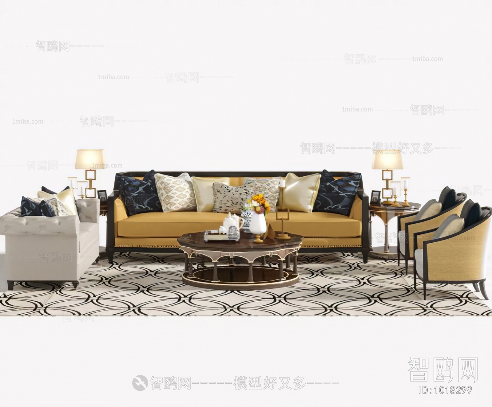 American Style Sofa Combination