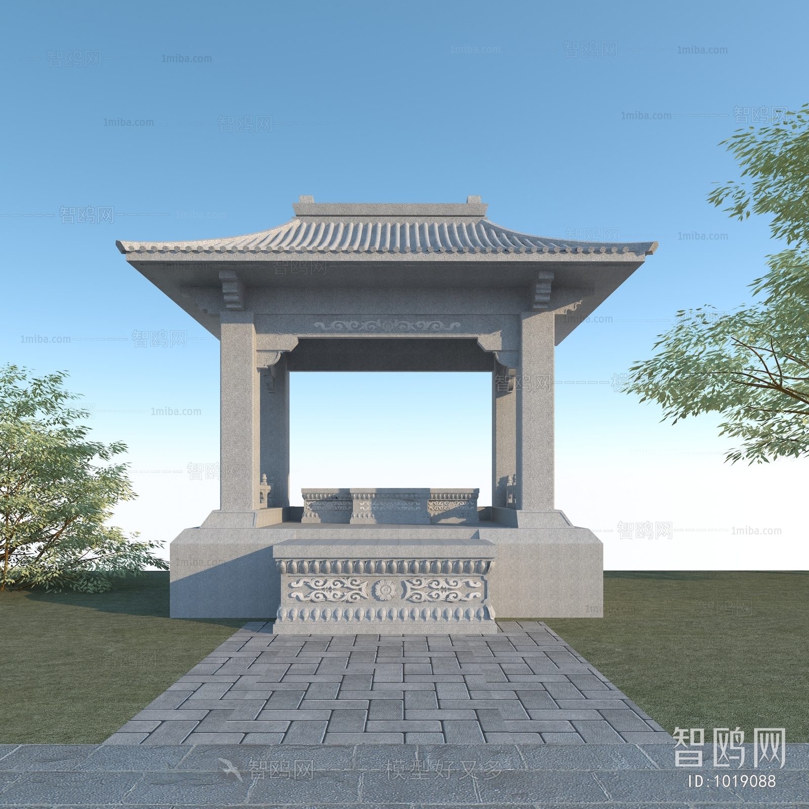 Chinese Style Building Component