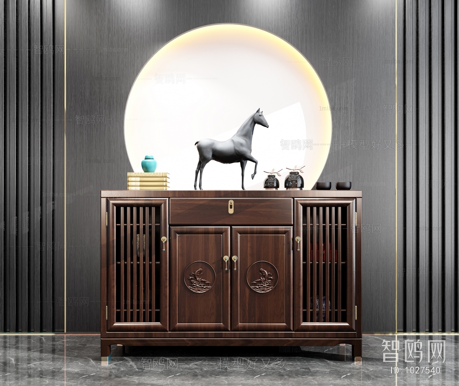 New Chinese Style Side Cabinet/Entrance Cabinet