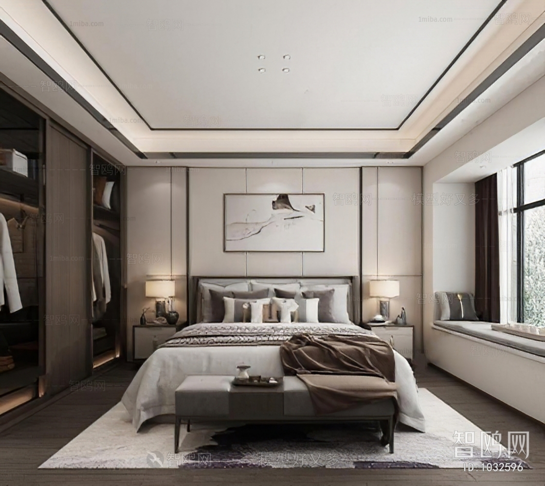 New Chinese Style Bedroom