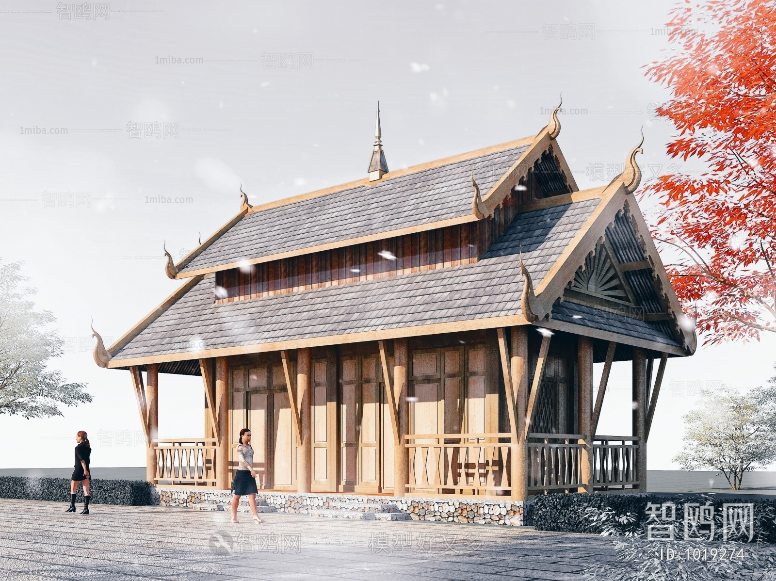 Southeast Asian Style Building Appearance