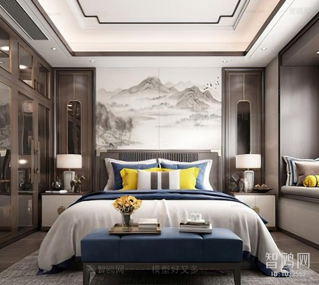 New Chinese Style Bedroom