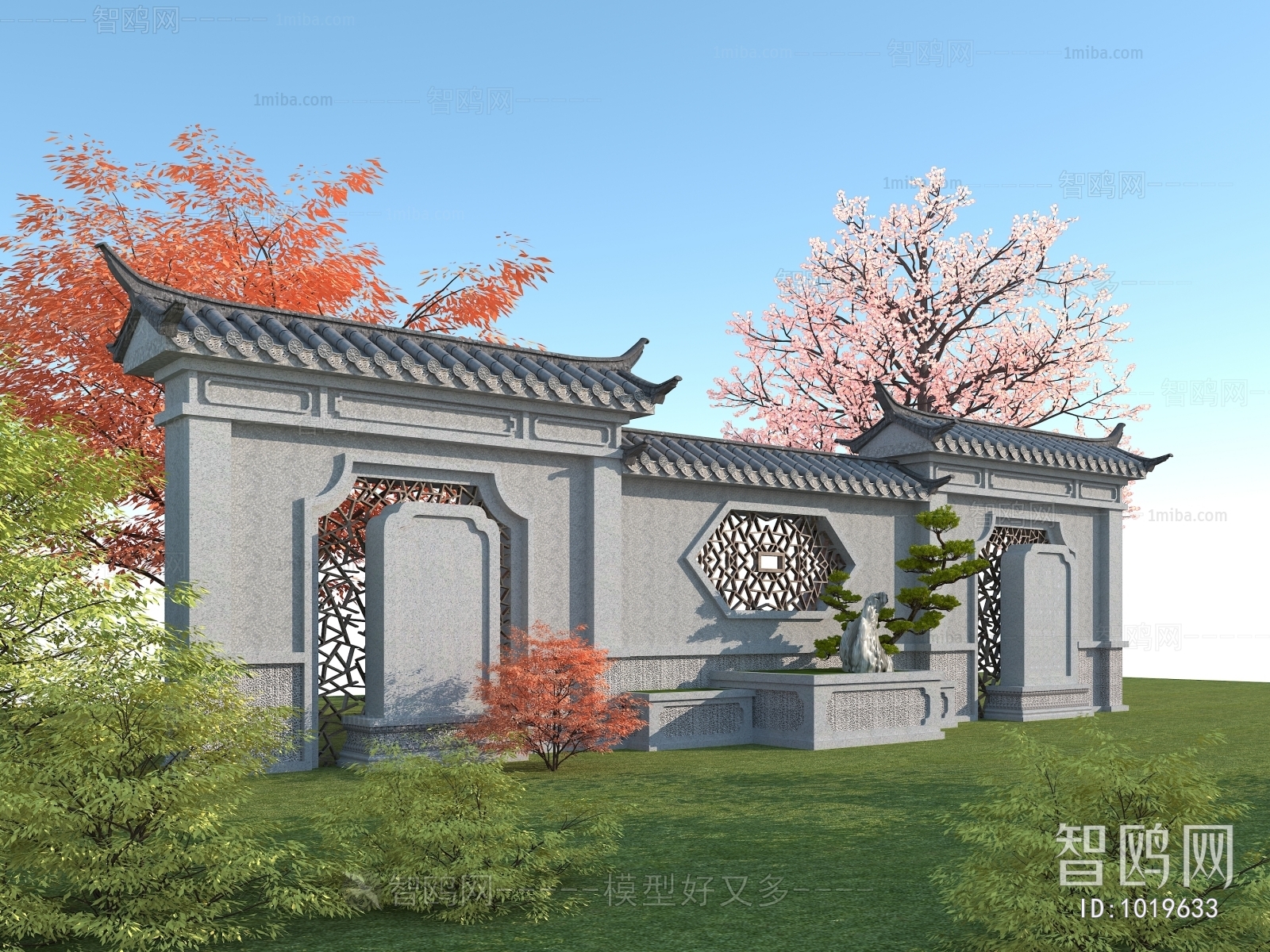 Chinese Style Building Component