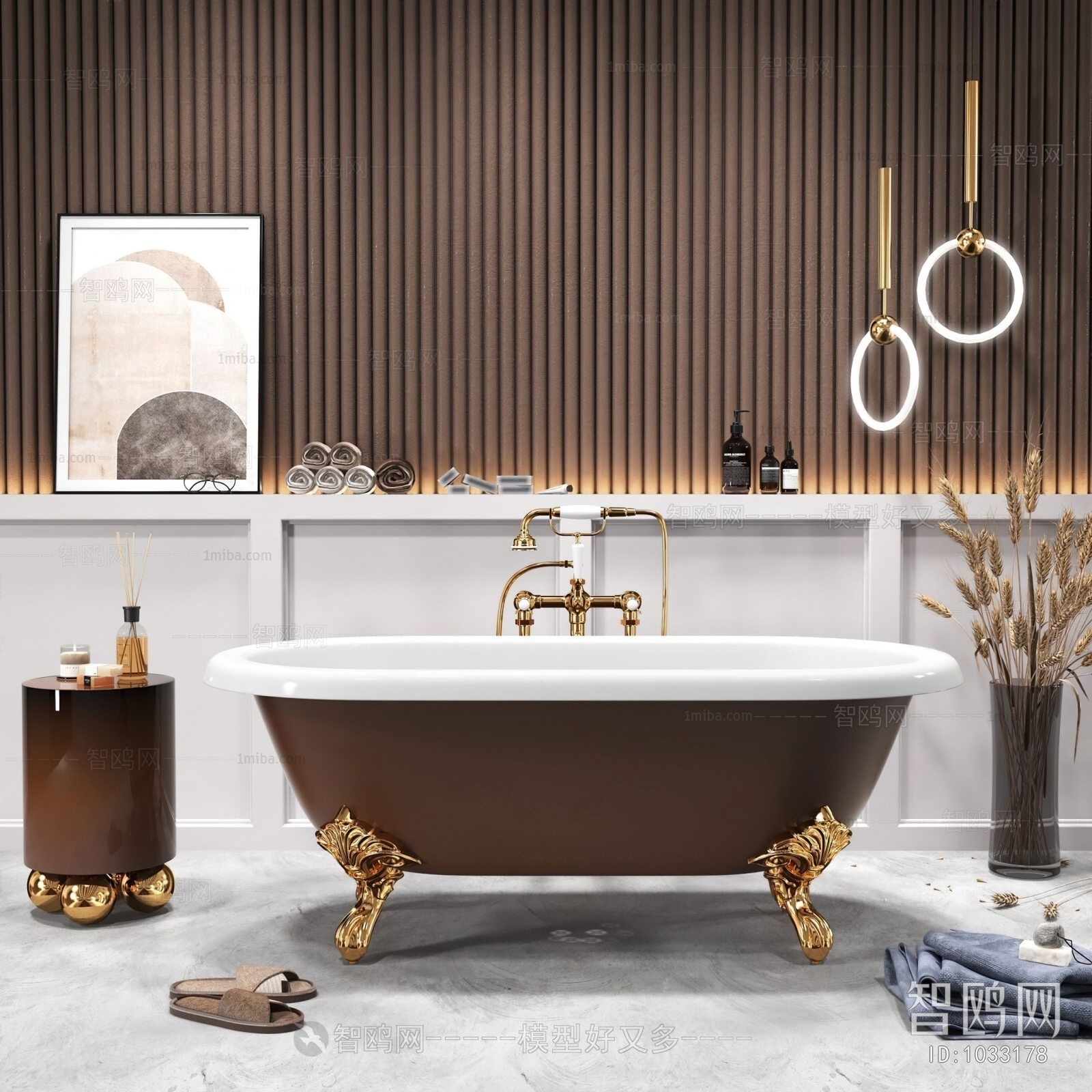 Simple European Style Bathtub