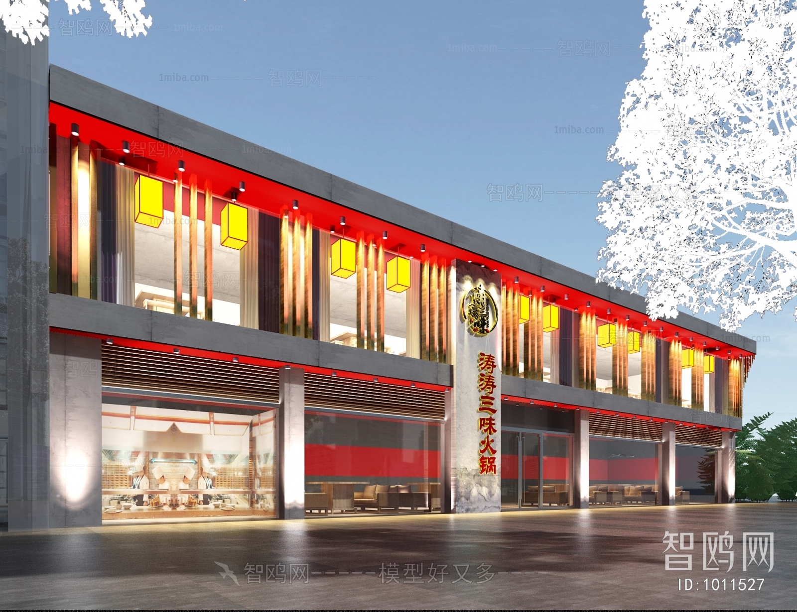 New Chinese Style Facade Element