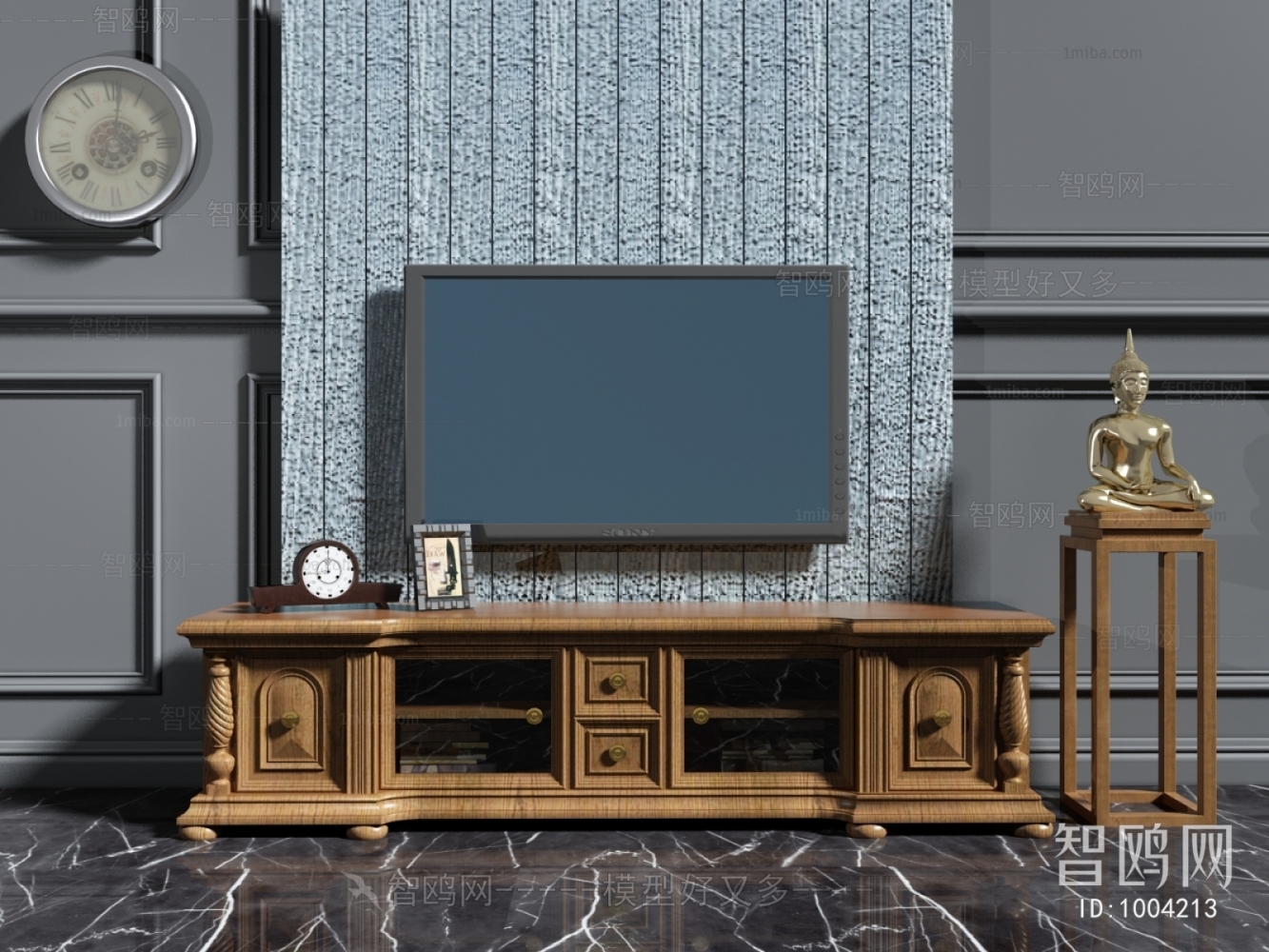 New Chinese Style TV Cabinet