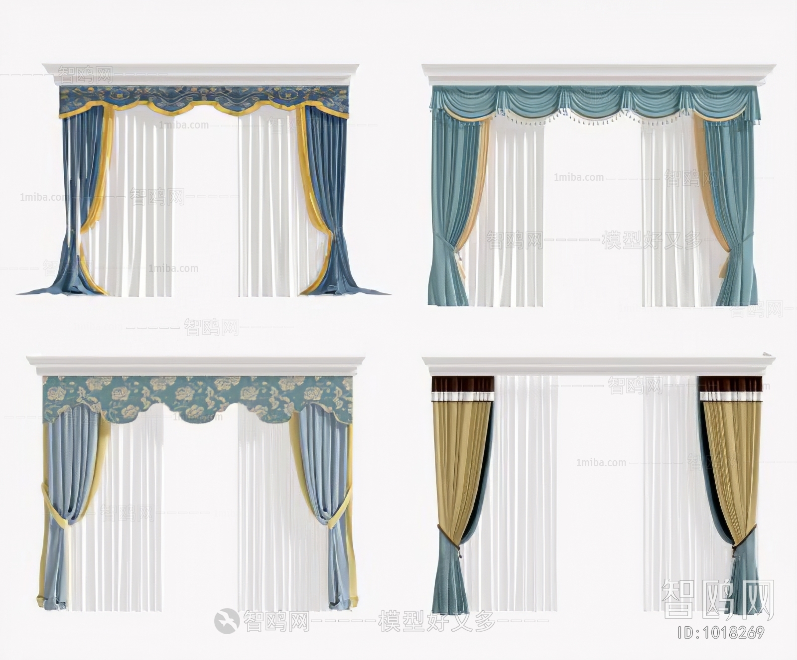 Simple European Style The Curtain