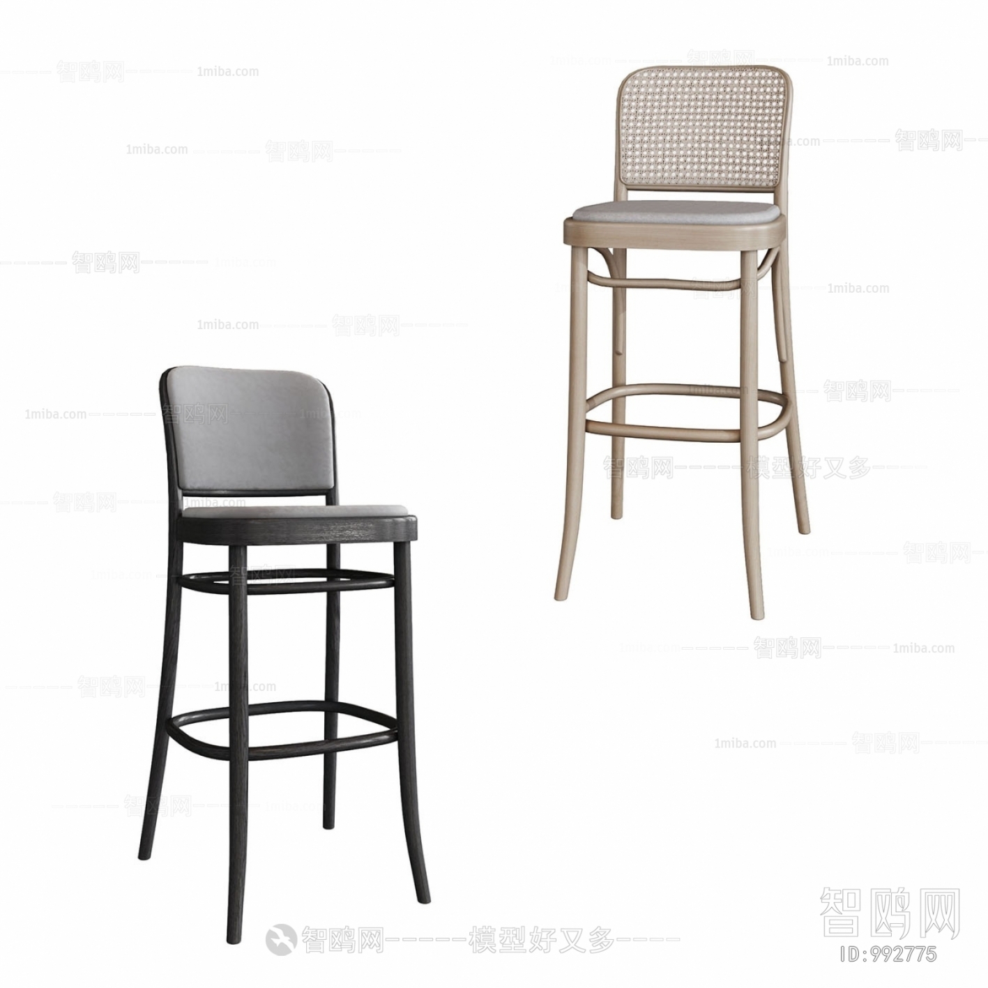 Nordic Style Bar Chair