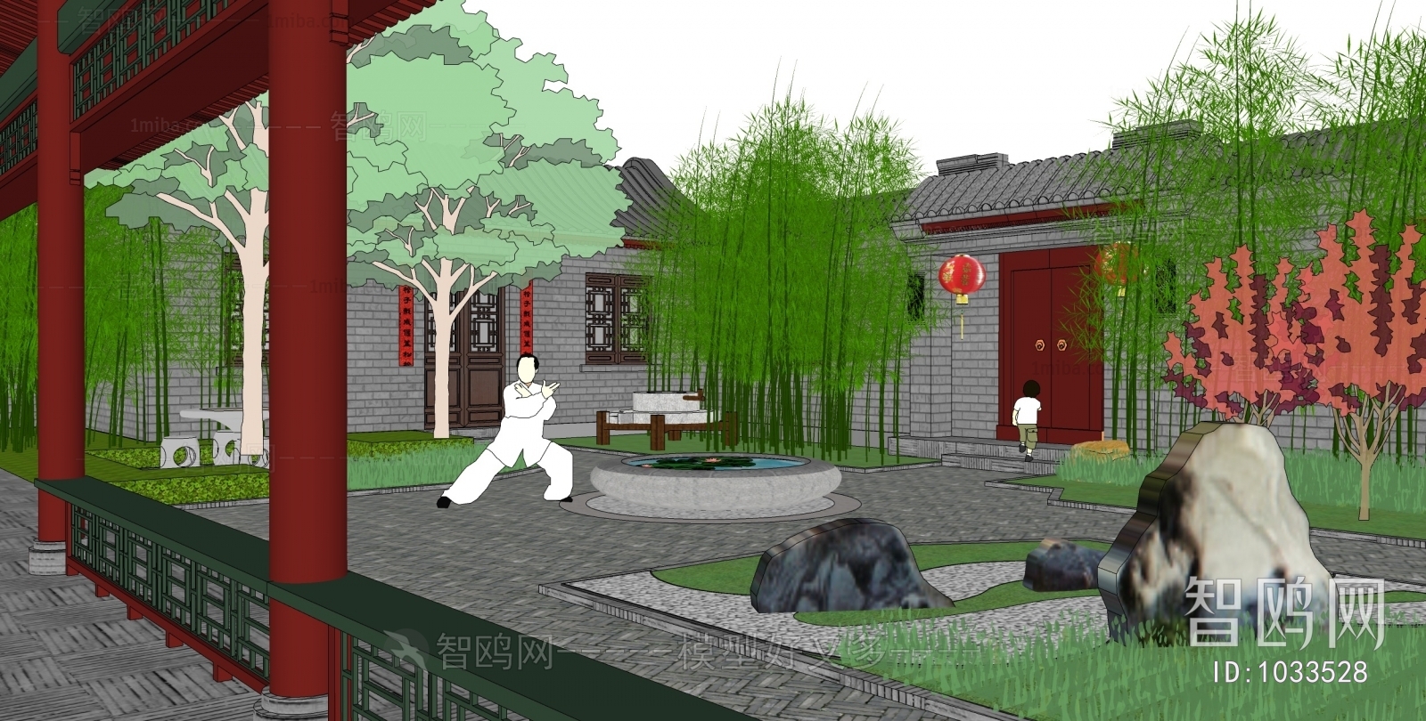 Chinese Style Courtyard/landscape