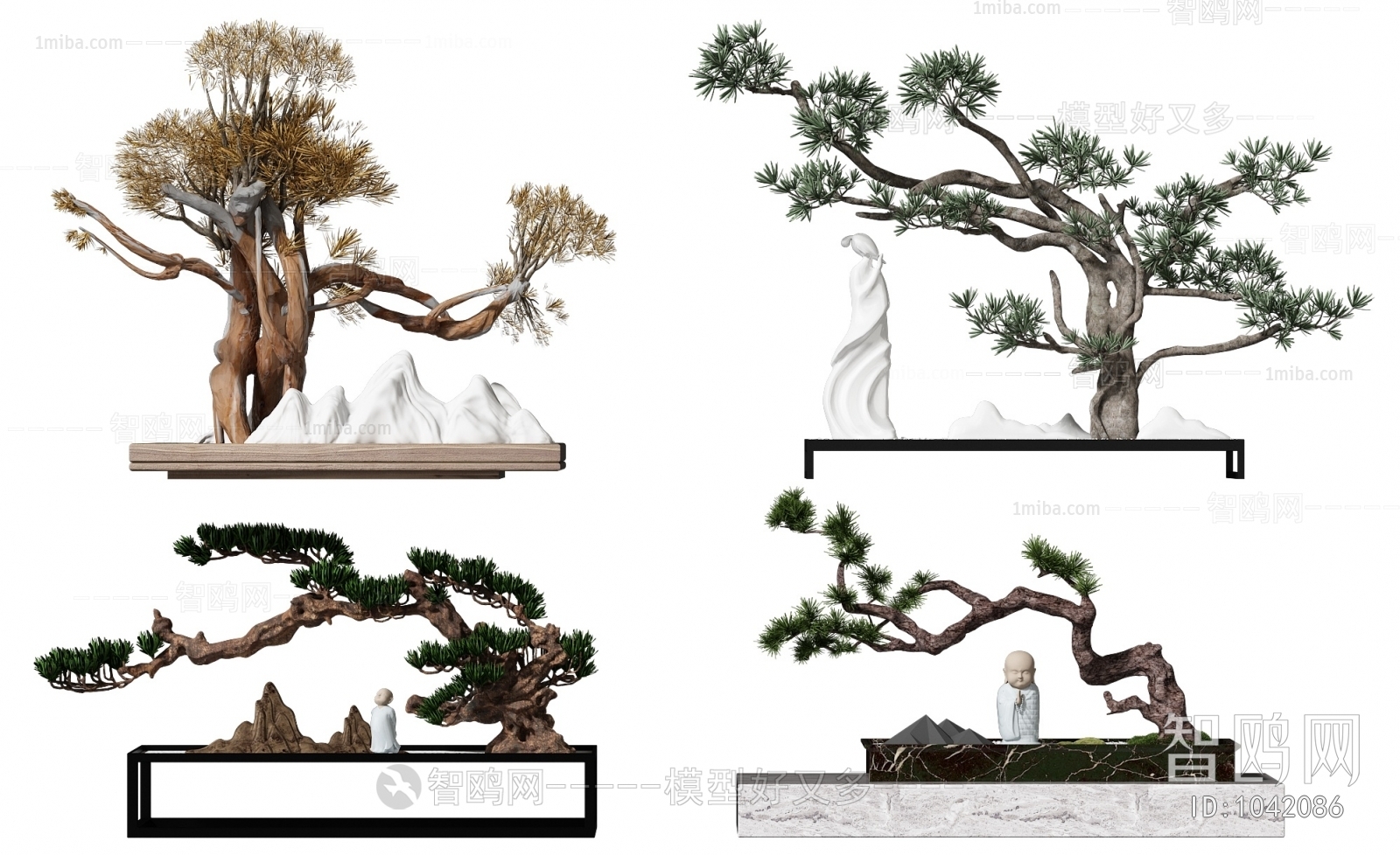 New Chinese Style Bonsai