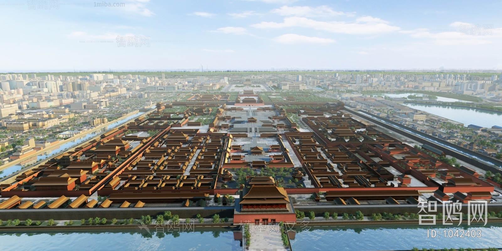 Chinese Style Architectural Bird's-eye View Planning