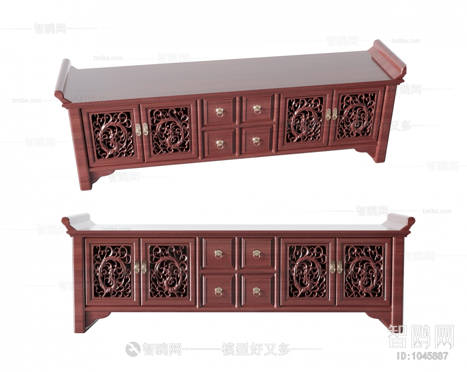 Chinese Style TV Cabinet